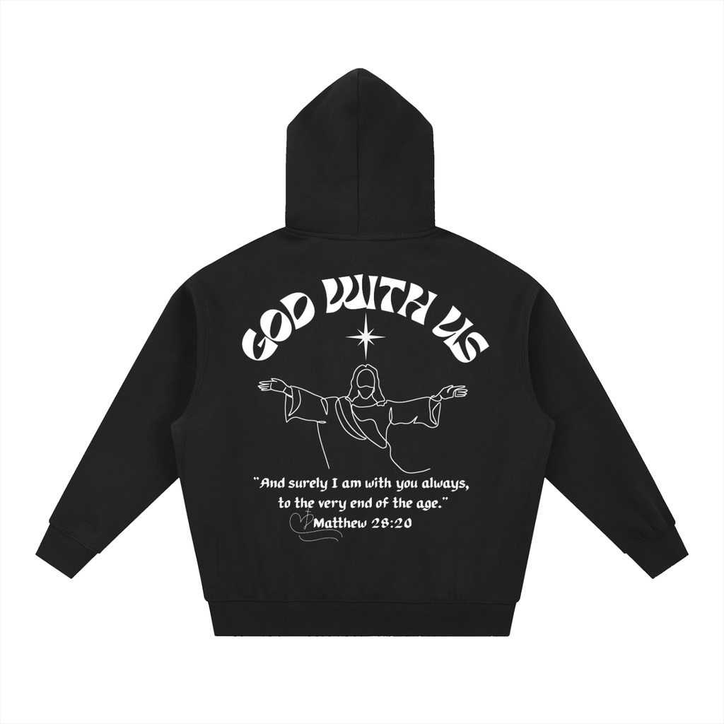 Hoodies,Boxy,Oversized ,GodWithUs,Cozy