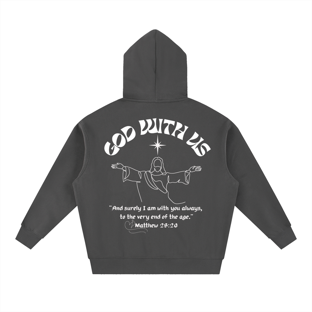 Hoodies,Boxy,Oversized ,GodWithUs,Cozy